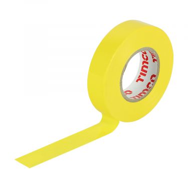 Click Here To Enlarge This Photo Of TIMCO ITYELLOW - 18mm x 25m Black PVC Insulation Tape 10pcs