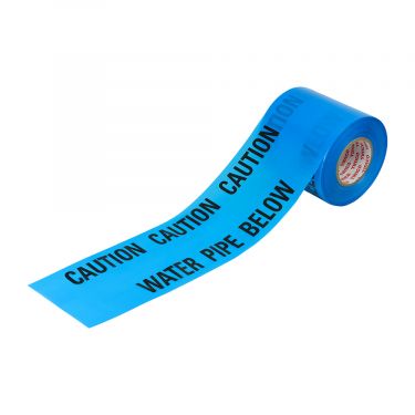 Click Here To Enlarge This Photo Of TIMCO UTWP - 150mm x 365m Blue 'Water Pipe' Underground Tape