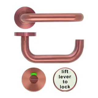 ZCS030LL-PVDBZ - Zoo Hardware 19mm Lift to Lock Return to Door Lever Set &lpar;for use with ZDL7260LL only&rpar; PVD Satin Bronze