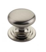 TDFK37-BN - Zoo Hardware Round Cabinet knob 37mm Dia&period; Brushed Nickel Finish