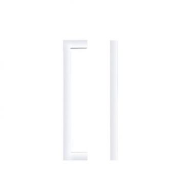 Click Here To Enlarge This Photo Of TDFPS-128-CP - Zoo Hardware Square Block Cabinet Pull Handle 128mm c&sol;c Polished Chrome Finish