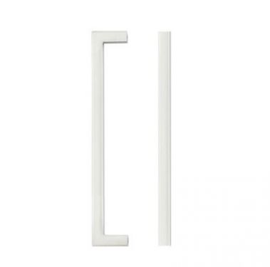Click Here To Enlarge This Photo Of TDFPS-160-BN - Zoo Hardware Square Block Cabinet Pull Handle 160mm c&sol;c Brushed Nickel Finish