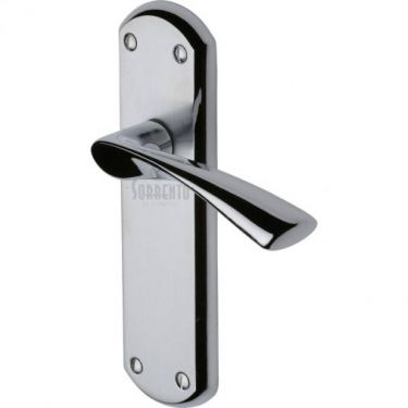 Click Here To Enlarge This Photo Of SC-7610-AP M&period;Marcus Sorrento Door Handle Lever Latch Atlanta Design Apollo Finish