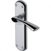 SC-7610-AP M&period;Marcus Sorrento Door Handle Lever Latch Atlanta Design Apollo Finish