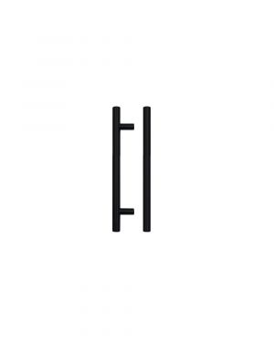 Click Here To Enlarge This Photo Of TDFPT-128-188MB - Zoo Hardware T Bar Cabinet Handle 128mm c&sol;c &lpar;188mm Overall Length&rpar; Matt Black Finish