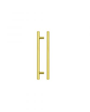 Click Here To Enlarge This Photo Of TDFPT-160-220BG - Zoo Hardware T Bar Cabinet Handle 160mm c&sol;c &lpar;220mm Overall Length&rpar; Brushed Gold Finish