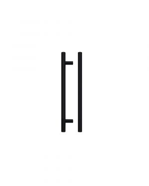 Click Here To Enlarge This Photo Of TDFPT-160-220MB - Zoo Hardware T Bar Cabinet Handle 160mm c&sol;c &lpar;220mm Overall Length&rpar; Matt Black Finish
