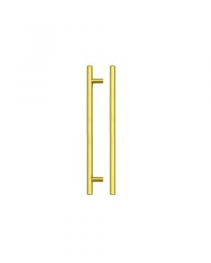 Click Here To Enlarge This Photo Of TDFPT-192-252BG - Zoo Hardware T Bar Cabinet Handle 192mm c&sol;c &lpar;252mm Overall Length&rpar; Brushed Gold Finish