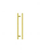 TDFPT-192-252BG - Zoo Hardware T Bar Cabinet Handle 192mm c&sol;c &lpar;252mm Overall Length&rpar; Brushed Gold Finish