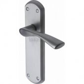 SC-7610-SC M&period;Marcus Sorrento Door Handle Lever Latch Atlanta Design Satin Chrome Finish