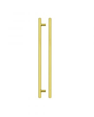 Click Here To Enlarge This Photo Of TDFPT-288-348BG - Zoo Hardware T Bar Cabinet Handle 288mm c&sol;c &lpar;348mm Overall Length&rpar; Brushed Gold Finish