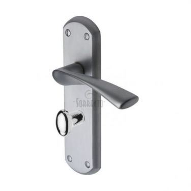 Click Here To Enlarge This Photo Of SC-7630-SC M&period;Marcus Sorrento Door Handle Bathroom Atlanta Design Satin Chrome Finish