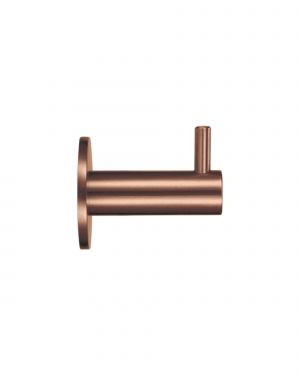 Click Here To Enlarge This Photo Of ZAS75-PVDBZ - Zoo Hardware Wall Mounted Hook with Rose - PVD Bronze