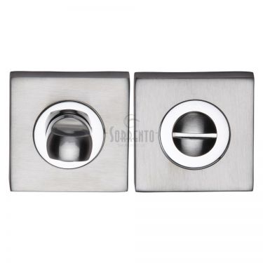 Click Here To Enlarge This Photo Of SC-SQ0195-SC M&period;Marcus Sorrento Square Thumbturn & Emergency Release Satin Chrome Finish