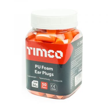 Click Here To Enlarge This Photo Of TIMCO - PU Foam 34&period;0dB Ear Plugs