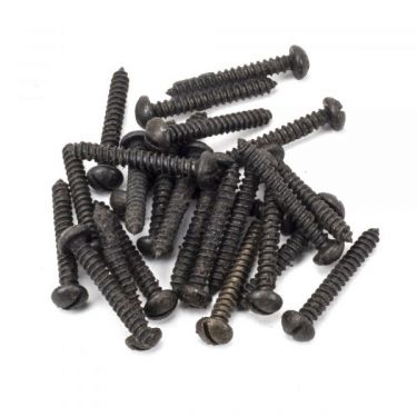 Click Here To Enlarge This Photo Of From the Anvil Beeswax Round Head Slotted Screws &lpar;25&rpar;
