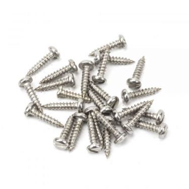 Click Here To Enlarge This Photo Of From the Anvil Stainless Steel Round Head Slotted Screws &lpar;25&rpar;