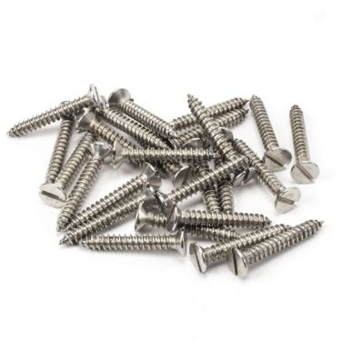 Click Here To Enlarge This Photo Of From the Anvil Stainless Steel Countersunk Slotted Screws &lpar;25&rpar;