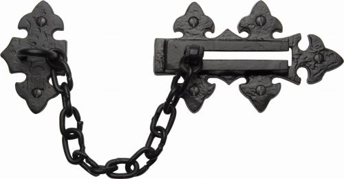 Click Here To Enlarge This Photo Of TC107 M&period;Marcus The Tudor Collection Door Chain Black Iron