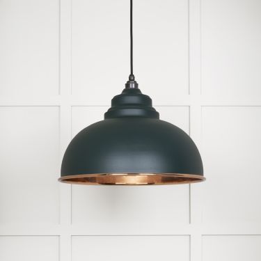 Click Here To Enlarge This Photo Of 49501SDI From The Anvil Smooth Copper Harborne Pendant in Dingle Smooth Copper