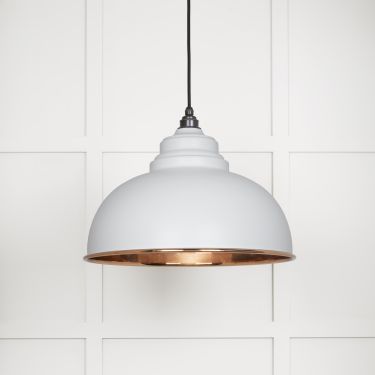 Click Here To Enlarge This Photo Of 49501SF From The Anvil Smooth Copper Harborne Pendant in Flock Smooth Copper