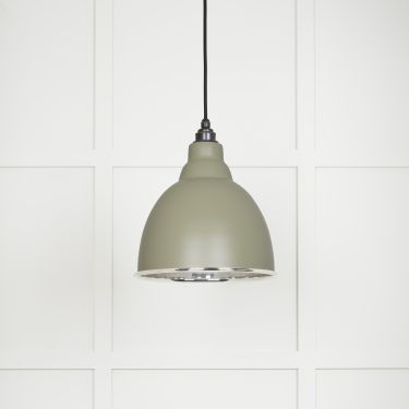 Click Here To Enlarge This Photo Of 49504TU From The Anvil Smooth Nickel Brindley Pendant in Tump Smooth Nickel