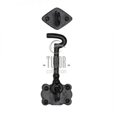 Click Here To Enlarge This Photo Of TC153 153 M&period;Marcus The Tudor Collection Cabin Hook 6" Black Iron