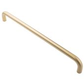 CSD1450SPVD - Carlisle Brass Eurospec 450mm x 19mm 'D' Pull Handle &lpar;G304&rpar; Satin Brass PVD