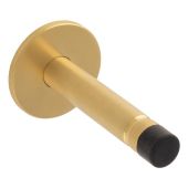 HCH1018SPVD - Carlisle Brass Eurospec 90 x 15mm Dia Buffered Coat Hook on Rose Satin Brass PVD