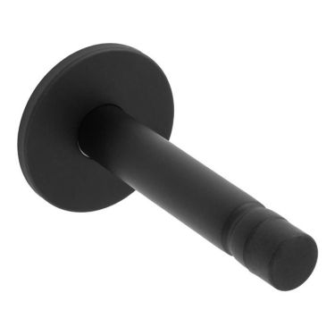 Click Here To Enlarge This Photo Of HCH1018MB - Carlisle Brass Eurospec 90 x 15mm Dia Buffered Coat Hook on Rose Matt Black