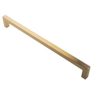 Click Here To Enlarge This Photo Of SSM1445SPVD - Carlisle Brass Eurospec 300mm x 19mm Square Mitred Pull Handle &lpar;G304&rpar; Satin Brass PVD