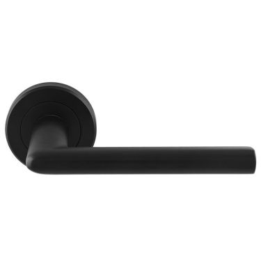 Click Here To Enlarge This Photo Of SZR010MB - Carlisle Brass Serozzetta 'Dieci' Lever on Rose - Matt Black