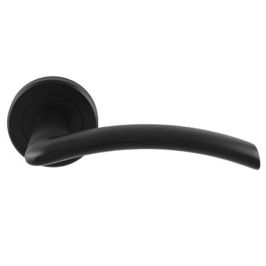 Click Here To Enlarge This Photo Of SZR030MB - Carlisle Brass Serozzetta 'Trenta' Lever on Rose - Matt Black