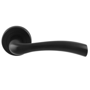 Click Here To Enlarge This Photo Of SZR050MB - Carlisle Brass Serozzetta 'Cinquanta' Lever on Rose - Matt Black