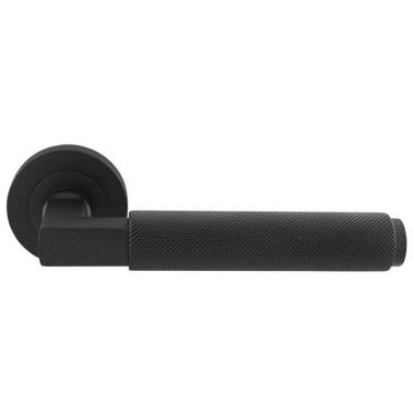 Click Here To Enlarge This Photo Of EUL060MB - Carlisle Brass 'Terazzo' Lever On Round Rose - Matt Black