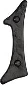 TC355 1 M&period;Marcus The Tudor Collection Numeral 1 - 4" Black Iron