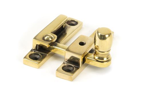 Click Here To Enlarge This Photo Of 45481 From the Anvil Aged Brass Mushroom Quadrant Fastener - Narrow