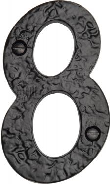 Click Here To Enlarge This Photo Of TC355 8 M&period;Marcus The Tudor Collection Numeral 8 - 4" Black Iron