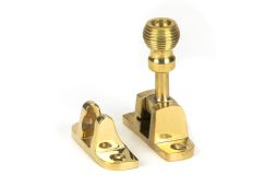 45952 From the Anvil Polished Brass Beehive Brighton Fastener &lpar;Radiused&rpar;