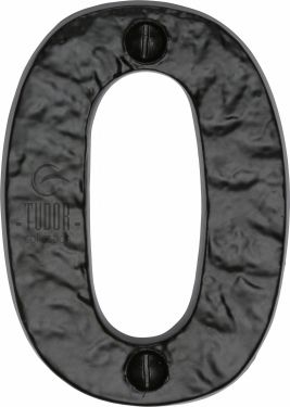 Click Here To Enlarge This Photo Of TC356 0 M&period;Marcus The Tudor Collection Numeral 0 - 3" Black Iron