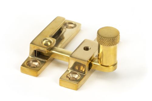 Click Here To Enlarge This Photo Of 45982 From the Anvil Polished Brass Brompton Quadrant Fastener - Narrow