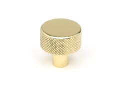 46820 From the Anvil Polished Brass Brompton Cabinet Knob - 25mm &lpar;No rose&rpar;