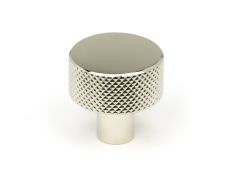 46823 From the Anvil Polished Nickel Brompton Cabinet Knob - 25mm &lpar;No rose&rpar;