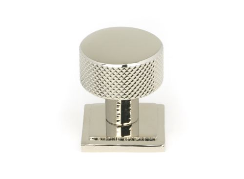 Click Here To Enlarge This Photo Of 46825 From the Anvil Polished Nickel Brompton Cabinet Knob - 25mm &lpar;Square&rpar;