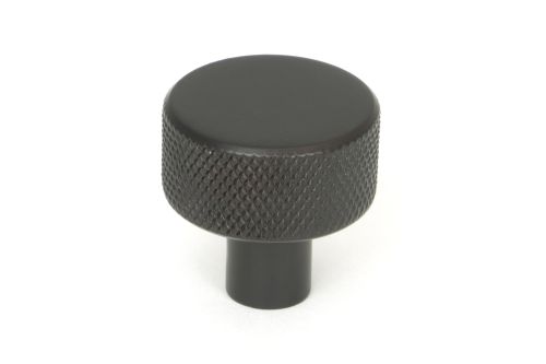 Click Here To Enlarge This Photo Of 46827 From the Anvil Aged Bronze Brompton Cabinet Knob - 25mm &lpar;No rose&rpar;