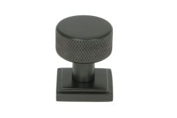 46829 From the Anvil Aged Bronze Brompton Cabinet Knob - 25mm &lpar;Square&rpar;