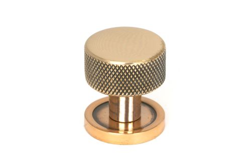 Click Here To Enlarge This Photo Of 46830 From the Anvil Polished Bronze Brompton Cabinet Knob - 25mm &lpar;Plain&rpar;