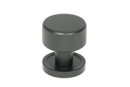 Click Here To Enlarge This Photo Of 46838 From the Anvil Matt Black Brompton Cabinet Knob - 25mm &lpar;Plain&rpar;