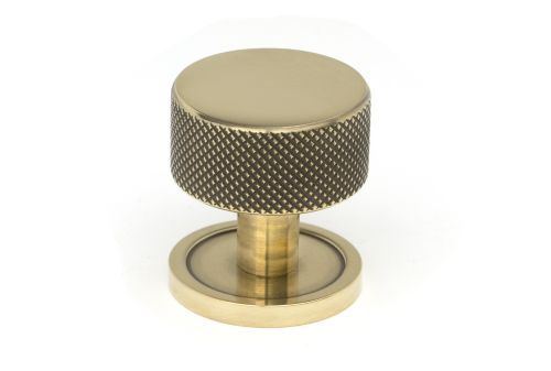 Click Here To Enlarge This Photo Of 46854 From the Anvil Aged Brass Brompton Cabinet Knob - 32mm &lpar;Plain&rpar;