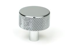 46859 From the Anvil Polished Chrome Brompton Cabinet Knob - 32mm &lpar;No rose&rpar;